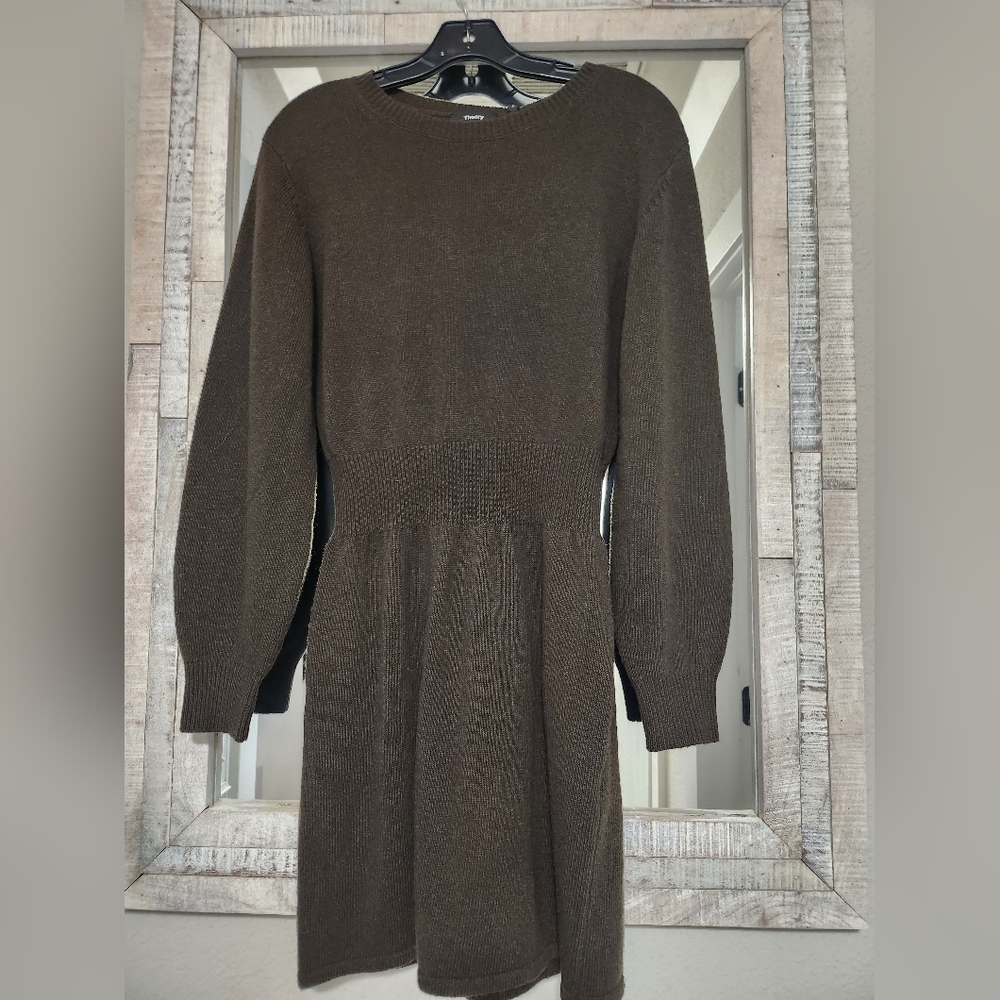 Theory Wool and Cashmere Blend Sweater Dress - Picture 5 of 6